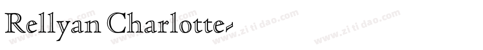 Rellyan Charlotte字体转换